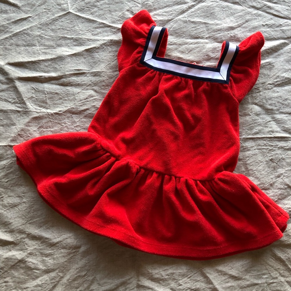 Janie and Jack Terry Swim Cover Dress 6-12M